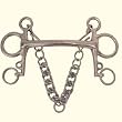Coronet Mullen Mouth Pelham Bit SS W/4" Cheeks