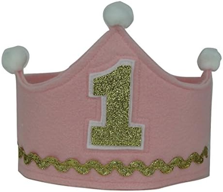 1st Birthday Crown Girl Felt