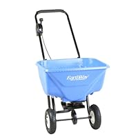 Earthway 2030PI Snow and Ice Melt Spreader With Pneumatic Wheels
