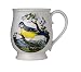 Portmeirion Birds of Britain Earthenware 14-Ounce Bristol Mug, Set of 6