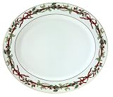 Royal Worcester Holly Ribbons 12-Inch Oval Platter