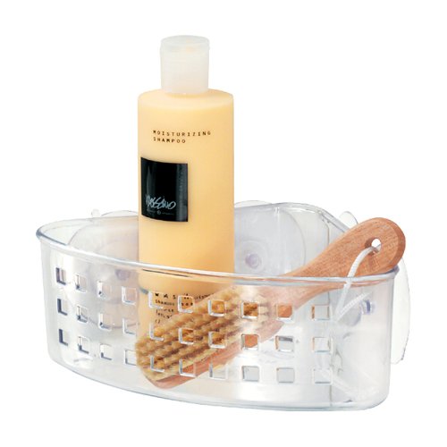 InterDesign Suction Corner Basket 2 Clear