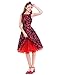 Vianla Retro Women's Floral 1950s Vintage Party Cocktail Swing Dresses