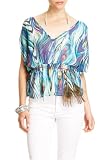 2b Lily Draped Print Top