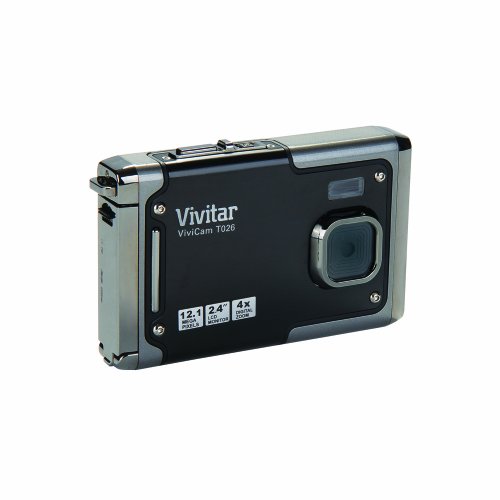 Vivitar ViviCam 10.1MP Waterproof Digital Camera - Black (VT026BK)