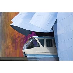 Poster 30 x 20 cm - "Monorail and Experience Music Project at the Seattle Center." von Richard Cummins / Lonely Planet Images - auch in anderen Gr��en und als Leinwandbild erh�ltlich