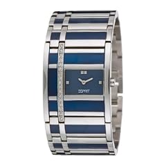 Esprit Damen-Armbanduhr Filled Vegas Blue Houston ES101482001