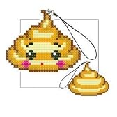 クロスステッチ刺繍キット　キーホルダードーうんこさん