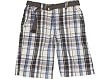 Unionbay Antler Brown Belted Plaid Shorts
