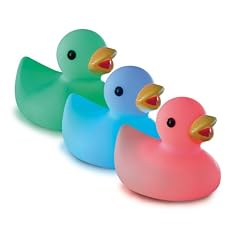 LED Leucht Badeente Bade Ente Glow Duck mit schimmerndem Farbwechselspiel wasserdich Batterien austauschbar