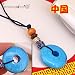 【China☆中国】★世界のお守りストラップ★ピーディスク携帯ストラップ HTQ (QWC0112)