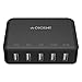 QICENT 39W 5-Port Raid Charger Multiport USB Charging Station 2.4amp Universal Charger HUB For Samsung SmartPhone Apple Iphone 6 6S