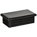 Kapsto 270 R 6030 1.5 - 2 Polyethylene Rectangular Plug, Black, 60x30 mm (Pack of 100)