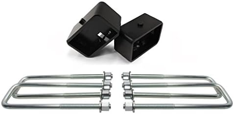 IFS 4WD 2" Rear Suspension Lift Steel Blocks + Ext 8.5" U Bolts