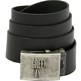 Officially Licensed GREEN DAY Logo BUCKLE and LEATHER Utility BELT