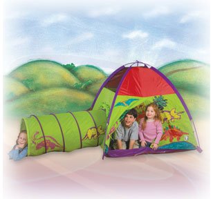 Childrens Toyshop  Toys : Pacific Play Tents Dinosaur Tent & Tunnel Com.