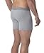 PACT Men's 2-Pack Organic Cotton Boxer Brief, Heather Grey/Navy, X-Large