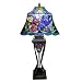 Floral Table Lamp with Lighted Base