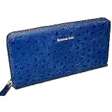 Kena Kai DataSafe  Series Women's Embossed Ostrich Zippered Wallet