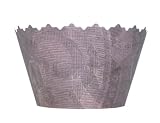 Purple Texture Stone Antique Letter Cupcake Wrappers - Set of 12 - Embellishment Wraps for Cup Cakes