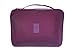6 sets travel Organizers Packing Cubes Luggage Organizers Compression Pouches(Wine red)