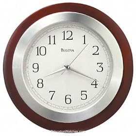 Bulova REEDHAM Clock with solid wood case