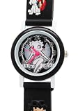 TimerMall OEM - Montre Enfants - Quartz - Caoutchouc - Betty Boop Cadran Noir Bracelet Caoutchouc ronde Cartoon