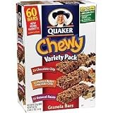 Quaker Chewy Granola Bars Sixty Bar Variety Pack by Quaker Discounts