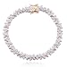 18kpl Genuine Diamond Accent 7.25" Line Bracelet