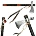 Tomahawk Peace Pipe - 19 Inches With Wood Handle