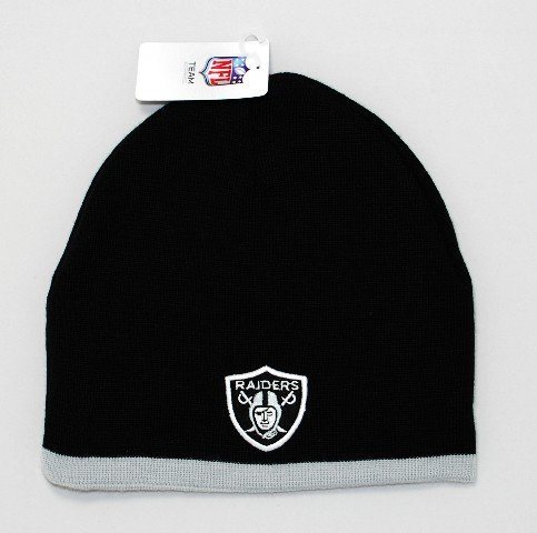 Oakland Raiders Beanie Knit Hat Scully Cap 2 Tone 2009