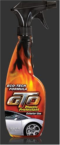 GTO PLASTIC PROTECTANT ECO-TECH FORMULA / EXTERIOR USES, WATER PROOF, LAST UP TO 3 MONTHS, NON GREASY, NON STICKY, NON SILICONE, FAST DRYING