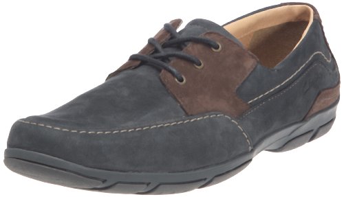 Clarks Mens Latch Bay Navy Combi Nubuck Shoes 6.5 UK