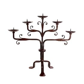 Jan Barboglio Medio Poco Altar Candelabra