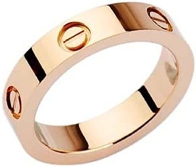 MARAT Brands® Stainless Steel Designer Inspired Love Ring Yellow Gold Size 8