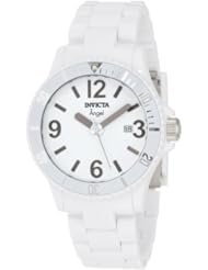 Invicta Womens 1207 "Angel" White Plastic Watch