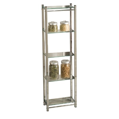 dasofa Badregal Varinia (B:30x H:111x T:17/ mit 5 Glasböden)