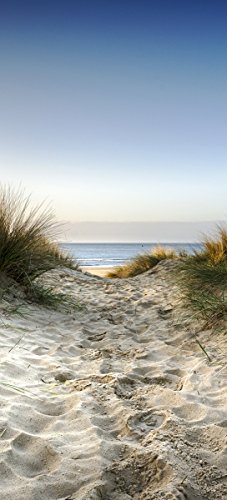 Türtapete eines Strands auf Rügen