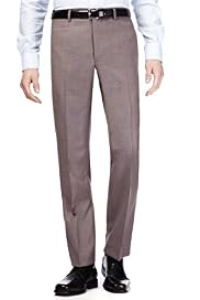 Collezione Luxury Pure Wool Flat Front Trousers
