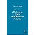 Dictionnaire �go�ste de la litt�rature fran�aise