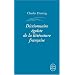 Dictionnaire �go�ste de la litt�rature fran�aise