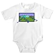 Onesie with mountains, "snow capped", rivers, streams, landscape