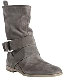 Gucci gravel suede double bamboo ring boots