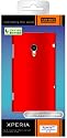 レイ・アウト ソニー・エリクソン Xperia™(X10、ドコモSO-01B)用ハードコーティングシェルジャケット/レッドマイカ RT-SE10C2/R