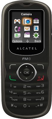 Alcatel OT-305 Unlocked GSM Cell Phone with Music Player, FM Radio and Camera - Black