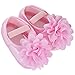Hot Sale!Canserin Baby Girl Chiffon Flower Elastic Band Walking Shoes