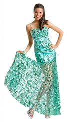 Crystal Applique Lace Beaded Sequined Crystals Chiffon/Taffeta/Tulle Mermaid Bridesmaid Dress 
