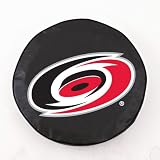 Carolina Hurricanes NHL Tire Cover Black Size: E10 - 30 x 10 Inch
