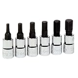 WILLIAMS 1/4" DR HEX BIT SOCKET SET 6 PCS (30904) 1/4"ドライブ ヘックスビットソケットセット 6個 JHW30904