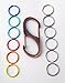 Carabiner Keychain Hook With Multi Color Identification System